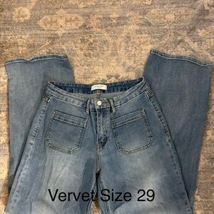 VERVET BY FLYING MONKEY Light Blue Flare Jeans